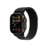 اپل واچ مدل اولترا نسل 2 تیتانیومی مشکی با بند لوپ ترایل مشکی